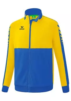 Спортивная куртка erima Six Wings Worker, Jacke, цвет new royal/gelb