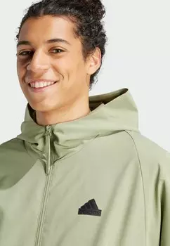 Спортивная куртка Full-Zip Track adidas Sportswear, палаточный зеленый