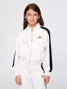 Спортивная куртка GAP, белый/темно-синий