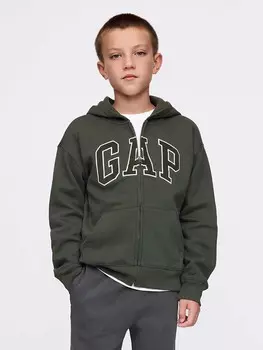 Спортивная куртка GAP Sweatjacke, зеленый