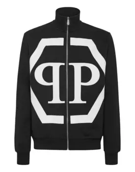 Спортивная куртка Hexagon Philipp Plein, цвет Black / White