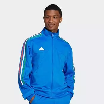 Спортивная куртка House of Tiro Nations Pack adidas Originals, цвет blue/green/white/red
