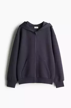 Спортивная куртка-худи из материала Drymove H&M, синий