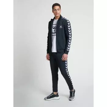 Спортивная куртка Hummel, черный/белый