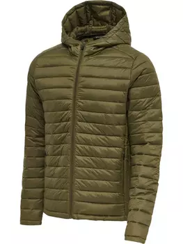 Спортивная куртка Hummel Jacke Hmlred Quilted Hood Jacket, цвет DARK OLIVE