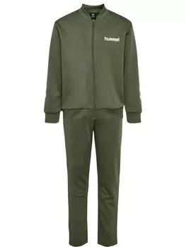 Спортивная куртка Hummel Reiverschluss Track Suit Hmltukas Kinder, цвет DUSTY OLIVE