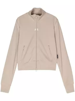 Спортивная куртка интерлок на молнии Courrges, бежевый