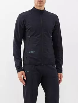 Спортивная куртка из эластичного нейлона SOAR, черный