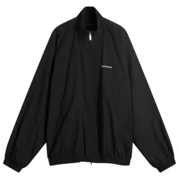 Спортивная куртка из эластичного полиэстера Balenciaga, черный