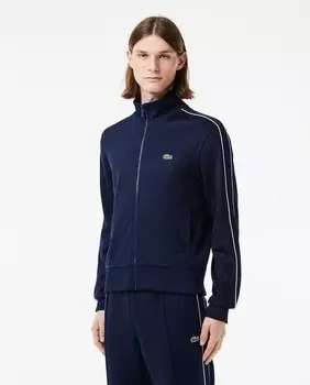 Спортивная куртка из пике Original Paris Lacoste, темно-синий