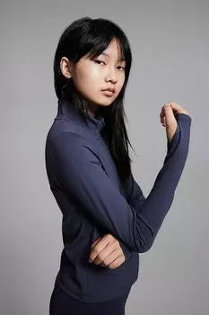 Спортивная куртка из софтмува H&M, синий