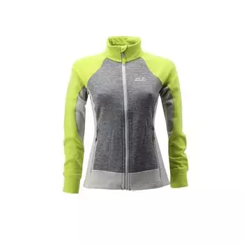 Спортивная куртка Jack Wolfskin Jacke Sky Peak HDD Hybrid Nature Tech Fleece, зеленый