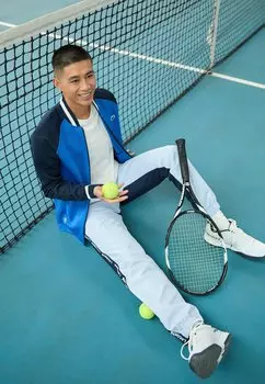 Спортивная куртка Jacket Medvedev Lacoste Sport, синий