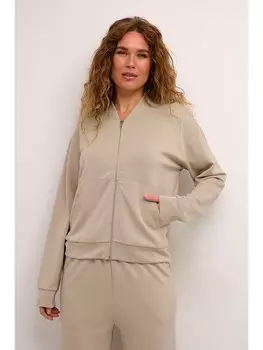 Спортивная куртка Kaffe Sweatjacke, бежевый