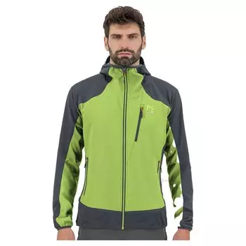 Спортивная куртка Karpos Parete softshell, зеленый