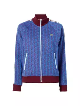 Спортивная куртка Lacoste X Bandier с монограммой Lacoste X Bandier, синий