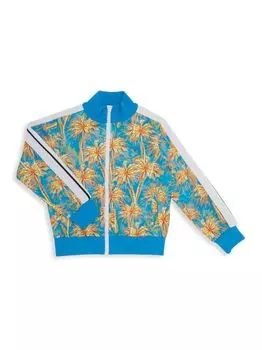 Спортивная куртка Little Kid's & Kid's Aop Palms Palm Angels, синий