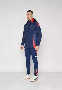 Спортивная куртка Manchester United Allweather Jacket adidas Performance, темно-синий