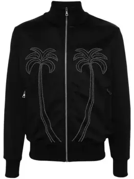 Спортивная куртка Milano с заклепками PALM ANGELS, черный