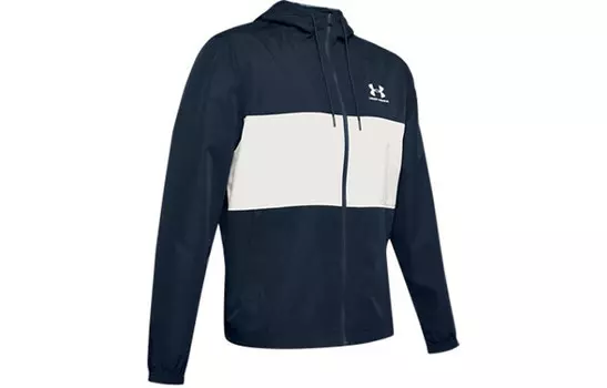 Спортивная куртка мужская студенческая синяя Under Armour, синий