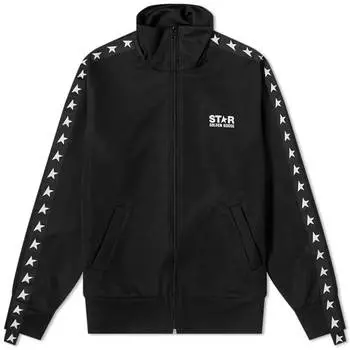 Спортивная куртка на молнии со звездами Golden Goose