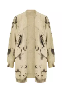 Спортивная куртка NAEMI Strickjacke, бежевый