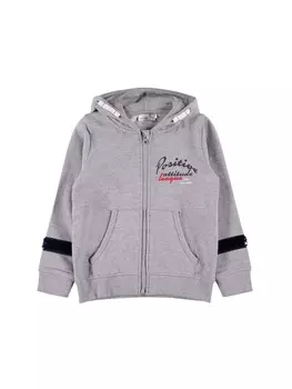 Спортивная куртка name it miKapuze & Pailletten, серый