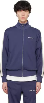 Спортивная куртка Navy Classic Logo Palm Angels, Navy blue/Off white