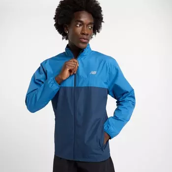 Спортивная куртка new balance, цвет Blue/Dark blue