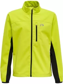 Спортивная куртка Newline Reflektierend Logo Kids Core Laufen Kinder, цвет evening primrose