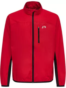 Спортивная куртка Newline Reflektierend Logo Kids Core Laufen Kinder, цвет tango red