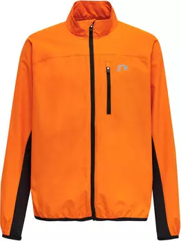 Спортивная куртка Newline Reflektierend Logo Kids Core Laufen Kinder, цвет orange tiger