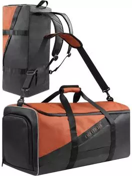 Спортивная куртка normani Sport- und Reisetasche mit Rucksackfunktion 90 l Nordpass, оранжевый