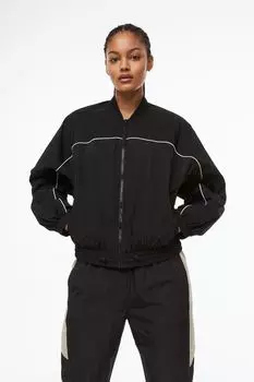 Спортивная куртка от дождя H&amp;M, черный