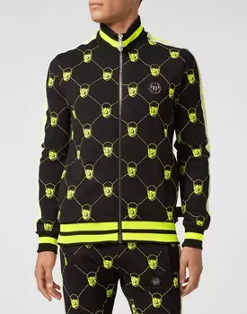 Спортивная куртка Philipp Plein TM, цвет Black / Yellow
