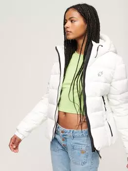 Спортивная куртка-пуховик с капюшоном Spirit Superdry, оптика