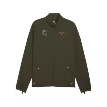 Спортивная куртка PUMA Puma x Hyrox Ultraweave, цвет Olive/Pastel green