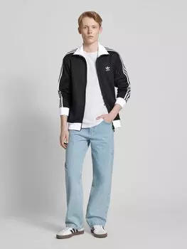 Спортивная куртка с двухсторонней молнией модель 'BECKENBAUER' adidas Originals, черный