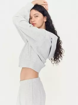 Спортивная куртка с капюшоном H&M, серый