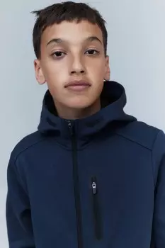 Спортивная куртка с капюшоном H&M, синий