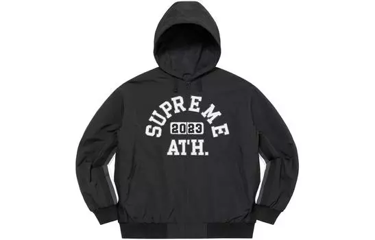 Спортивная куртка с капюшоном и аппликацией Supreme, Marine Blue/Navy