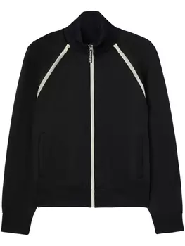 Спортивная куртка с контрастными вставками Palm Angels, черный