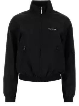 Спортивная куртка с логотипом BALENCIAGA, черный