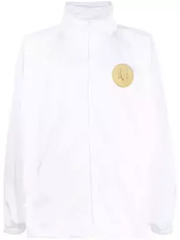 Спортивная куртка с нашивкой-логотипом VETEMENTS, белый