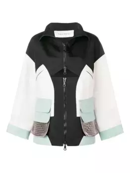 Спортивная куртка с панелями VALENTINO GARAVANI, черный