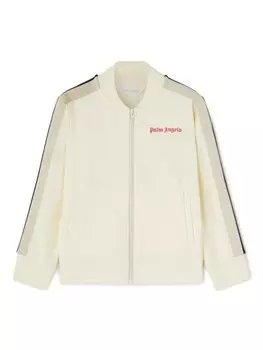 Спортивная куртка с принтом Palm Angels Kids, нейтральный цвет