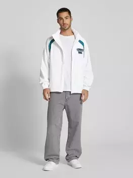 Спортивная куртка с воротником-стойкой Tommy Jeans, белый