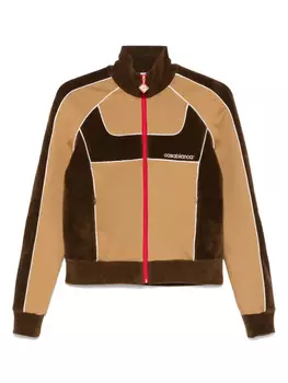 Спортивная куртка с вставками из синели Casablanca, коричневый