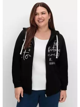 Спортивная куртка sheego, черный