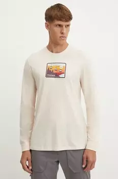 Спортивная куртка Smartwool с длинными рукавами для езды на гондоле, бежевый